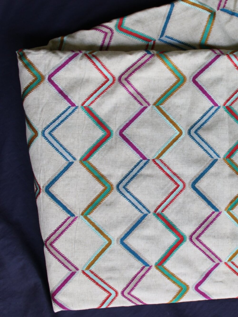 Lee Jofa Karvet Danza Tutti Frutti Baker Lifestyle Fabric embroidered aztec 5 yd - Picture 2 of 7